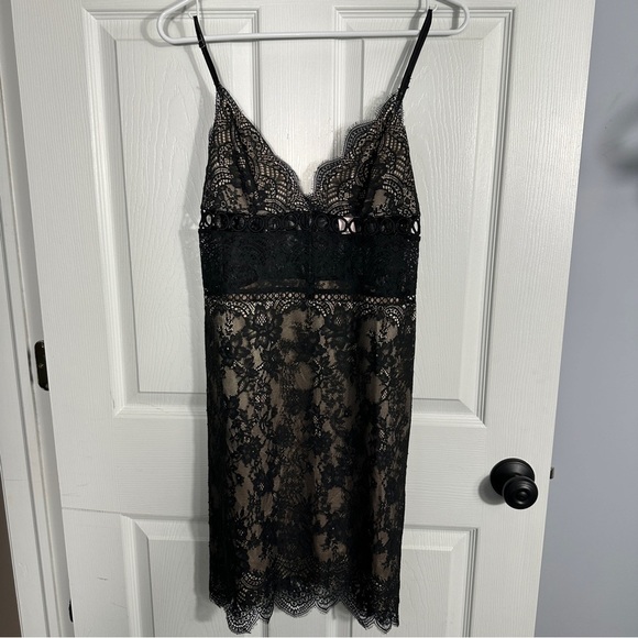 Victoria's Secret Dream Angels Black Lace‎ Chemise Slip Dress, M, whimsigoth - Picture 1 of 15
